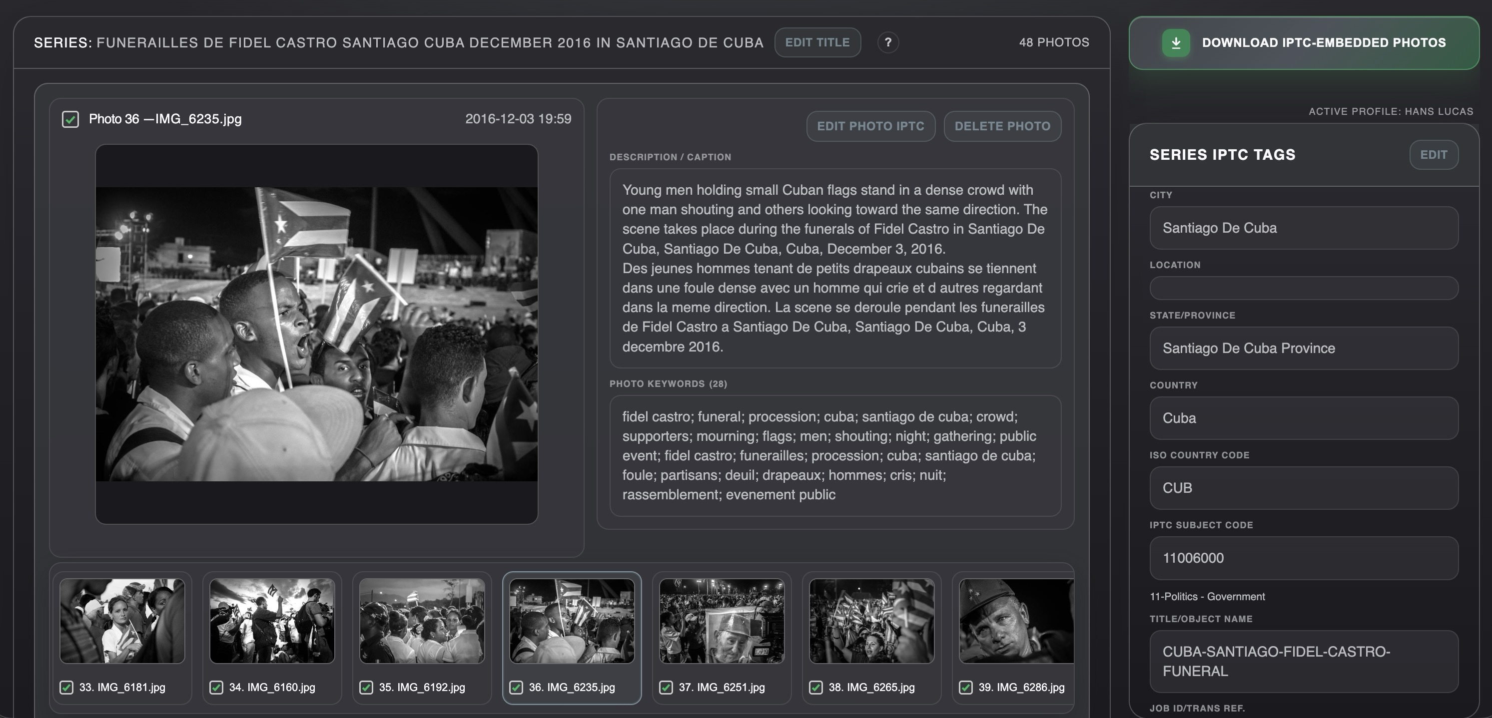 Caption Desk preview