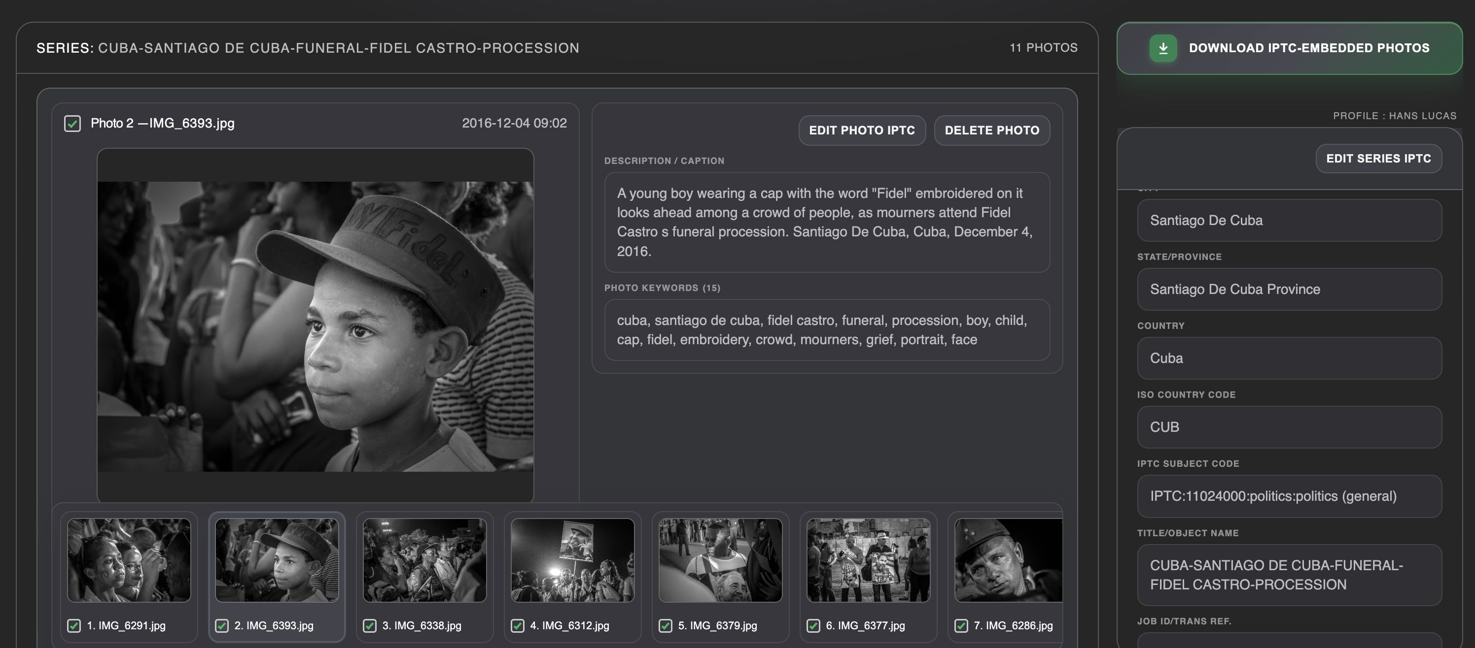 Caption Desk preview