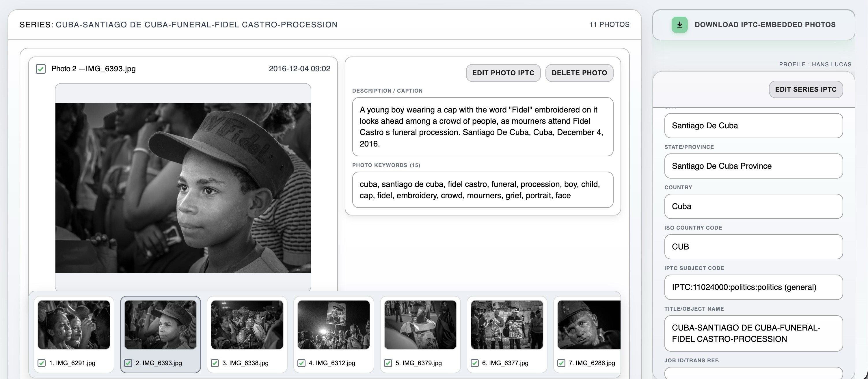 Caption Desk preview